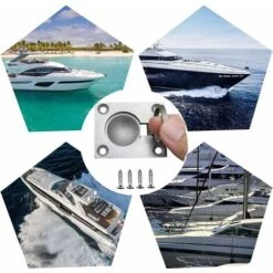 20 Pezzi Maniglia Per Boccaporto Per Barche, Portelli A Filo Per Barche, Maniglia Marina In Acciaio Inossidabile, Con Viti, Per Marinaio, Yacht, Armadietto -Vendite ATMOSPHERA || None || Maxwell & Williams 66734135 5