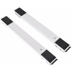 Supporto Per Lavatrice Frigorifero Regolabile Mobile Base Rialzata Rullo Mobile Supporto Universale Per Puleggia Dell&39essiccatore Della Ruota,Grigio Scuro,La Francia