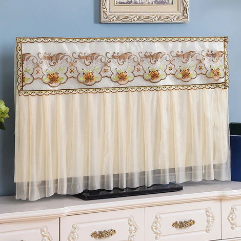 Copertura TV Copertura Antipolvere Asciugamano 32 38 43 55 50 65 70 Pollici Curvo Per Uso Domestico Appeso Panno Di Copertura Per TV LCD,WHITE,42-43 Inch 3 Copertura TV Copertura Antipolvere Asciugamano 32 38 43 55 50 65 70 Pollici Curvo Per Uso Domestico Appeso Panno Di Copertura Per TV LCD,WHITE,42-43 Inch