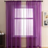 Tenda Velata Viola 140x160 Cm Morbida Bastone Tenda Corta Tasca Pronta Da Appendere Tende Velate Per Interni Tende Semitrasparenti Per Piccole Finestre Soggiorno Cucina Moderna Camera Da Letto Ragazza