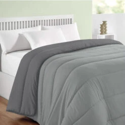 Trapunta Invernale Piumino Tinta Unita Double Face Caldo Piumone 350 Gr/Mq Prodotto Italiano Imbottitura Anallergica Traspirante TitanioGrigio - Singolo -Vendite ATMOSPHERA || None || Maxwell & Williams 67460467 2