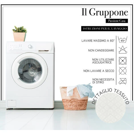 Coppia Di Federe Copricuscino Jacquard Morbido Con Cerniera Federa Colore Bianco 50 X 80 Cm Copriguanciale Con Zip Antiacaro 4 Coppia Di Federe Copricuscino Jacquard Morbido Con Cerniera Federa Colore Bianco 50 X 80 Cm Copriguanciale Con Zip Antiacaro - immagine 2