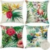 GroupM 4pcs Fiore Tropicale Pianta Federa Cuscino Fiore Tropicale-101 + Fiore Tropicale-102 + Fiore Tropicale-103 + Fiore Tropicale-104 -Vendite ATMOSPHERA || None || Maxwell & Williams 69488911 1