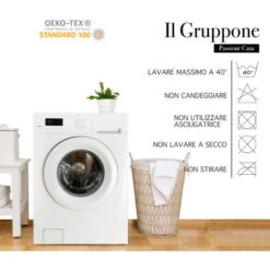 Coperta Plaid In Pile Sherpa Invernale Tinta Unita 440 Gr/Mq Beige - Plaid 127x152 -Vendite ATMOSPHERA || None || Maxwell & Williams 69640993 5