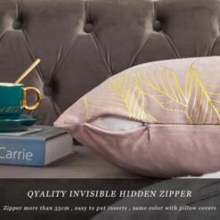 MINKUROW Fodere Per Cuscini 30x50 Cm Velluto Foglie D'oro Fodere Per Cuscini Per Divano Decorativo Fodere Per Cuscini Cuscino Per Divano Camera Da Letto Soggiorno Set Di 2 -Vendite ATMOSPHERA || None || Maxwell & Williams 69788240 3