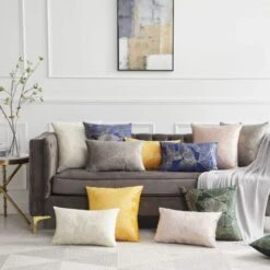 MINKUROW Fodere Per Cuscini 30x50 Cm Velluto Foglie D'oro Fodere Per Cuscini Per Divano Decorativo Fodere Per Cuscini Cuscino Per Divano Camera Da Letto Soggiorno Set Di 2 -Vendite ATMOSPHERA || None || Maxwell & Williams 69788240 4