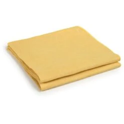 Kave Home - Set Eyen Di 2 Tovaglioli Gialli In Cotone E Lino