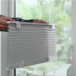 Gardinia Plissettata Solo Con Ventose, Tenda Pieghevole Opaca, Parti Per Il Montaggio Incluse, 2 Binari In Alluminio, Grigio, 60 X 130 Cm (LxH), Metallo -Vendite ATMOSPHERA || None || Maxwell & Williams 70715964 4