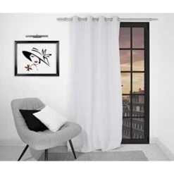 Soleil D'Ocre - Tenda Con Occhielli, Oscurante, 135 X 250 Cm, Colore: Bianco -Vendite ATMOSPHERA || None || Maxwell & Williams 70773125 2