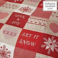 Catherine Lansfield Let It Snow - Set Copripiumino Matrimoniale Facile Da Pulire, Colore: Rosso -Vendite ATMOSPHERA || None || Maxwell & Williams 70787668 3