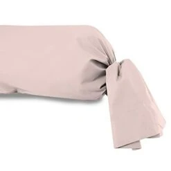 Soleil DOcre 560826 Federa Per Capezzale, 57 Fili, Cotone, COLORNAMEe Rosa, Taglia 45 X 185 Cm