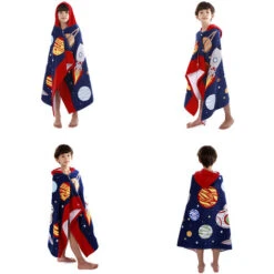 Telo Mare Con Cappuccio Per Bambini, Asciugamano Mantello, Asciugamano Poncho Per Ragazzi E Ragazze, Molto Assorbente -Vendite ATMOSPHERA || None || Maxwell & Williams 70836263 3