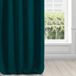 Eurofirany, Logan, Tenda Oscurante, In Raso, 1 Pezzo Tenda Elegante Con Occhielli, Tinta Unita, Morbida, Per Soggiorno, Camera Da Letto, Salone,verde Petrolio, 135 X 250 Cm -Vendite ATMOSPHERA || None || Maxwell & Williams 70863199 3