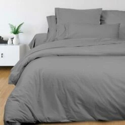 Soleil D'ocre Percale - Federa Per Traversino, In Cotone, Colore: Grigio, 85 X 185 Cm -Vendite ATMOSPHERA || None || Maxwell & Williams 70878548 3