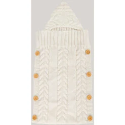 Sacco Nanna Lavorato A Maglia Per Neonato Per Neonato Da 0 A 12 Mesi (bianco)