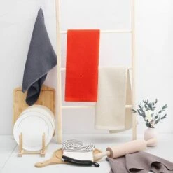 6 Pezzi 100% Cotone Strofinaccio Da Cucina Tessuto Waffle, Asciugamano Da Cucina Super Morbido Assorbente Ad Asciugatura Rapida, 33 X 33 Cm, Grigio Scuro -Vendite ATMOSPHERA || None || Maxwell & Williams 71080979 5