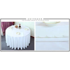 Tovaglia Tovaglia Rotonda Casa Ristorante Cerimonia Di Nozze Antirughe Antimacchia Decorazione Da Tavola Per Ricevimento Di Compleanno Bianco Rotondo:220cm -Vendite ATMOSPHERA || None || Maxwell & Williams 71145029 5
