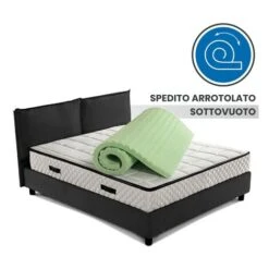 Topper Memory Traspirante 7 Zone, Correttore Materasso H6 Cm, Tessuto Antimicrobico Sfoderabile - AIR MEMO GREEN 160x190 Cm Matrimoniale Standard -Vendite ATMOSPHERA || None || Maxwell & Williams 71545915 5