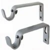 Trade Shop - Set 4 Ganci Gancio Supporto Per Bastone Tenda Max 2 Cm Acciaio Fissaggio Parete -Vendite ATMOSPHERA || None || Maxwell & Williams 7189757 1