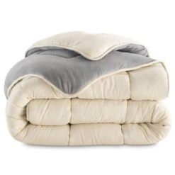 Piumino 220x240 CM ZOE Polar Biface Grigio E Crema 400 Gr -Vendite ATMOSPHERA || None || Maxwell & Williams 71919110 2