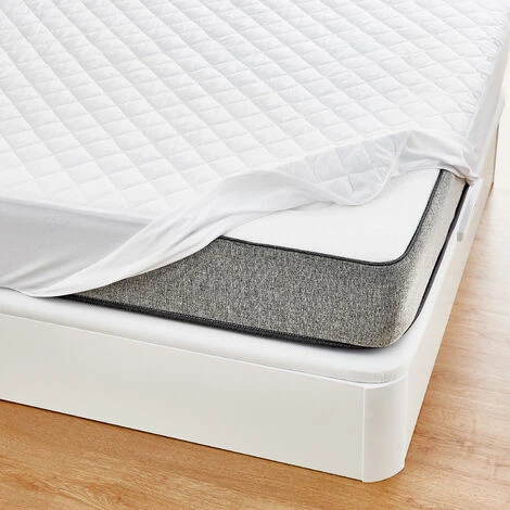 Pikolin Home Protezione Per Materasso Imbottita In Microfibra Ipoallergenica 80x200cm , Cama De 80 , Bianco 6 Pikolin Home Protezione Per Materasso Imbottita In Microfibra Ipoallergenica 80x200cm , Cama De 80 , Bianco - immagine 4