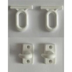 Occhioli E Ganci A Pavimento Per Tende Da Sole Ricambi Vari Colori Coppia