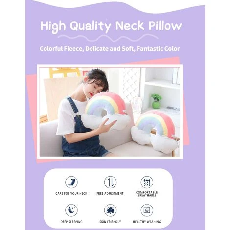 Cuscino A Forma Di Arcobaleno Cuscino Creativo Per La Casa Cuscino A Forma Di Arcobaleno Di Nuvole 5 Cuscino A Forma Di Arcobaleno Cuscino Creativo Per La Casa Cuscino A Forma Di Arcobaleno Di Nuvole - immagine 3