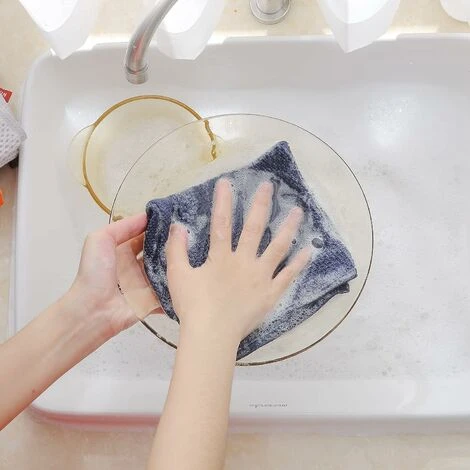 Asciugamano Da Cucina In Tessuto Waffle 100% Cotone, Asciugamano Da Cucina Super Morbido Assorbente Ad Asciugatura Rapida 6 Asciugamano Da Cucina In Tessuto Waffle 100% Cotone, Asciugamano Da Cucina Super Morbido Assorbente Ad Asciugatura Rapida - immagine 4