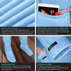 KESSER® Coperta Coccolosa Coperta TV Con Maniche E Tasca Per I Piedi Coperta Con Maniche Extra Morbida Soffice Con Tasca Esterna 2in1 Coperta Da Salotto Portatile Coperta Portatile Per Tutto Il Corpo 9 KESSER® Coperta Coccolosa Coperta TV Con Maniche E Tasca Per I Piedi Coperta Con Maniche Extra Morbida Soffice Con Tasca Esterna 2in1 Coperta Da Salotto Portatile Coperta Portatile Per Tutto Il Corpo -Vendite ATMOSPHERA || None || Maxwell & Williams 75046049 3