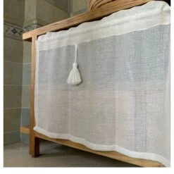 RHAFAYRE Tenda Da Cucina Corta Velata Vintage Tenda Da Finestra In Stile Country House Tenda Da Finestra In Voile Mezza Tenda Per Armadio, Bianco, L X A 100x75 Cm -Vendite ATMOSPHERA || None || Maxwell & Williams 75460156 4