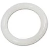 Anello Tubolare Per Scorritenda In Moplen Pieno Bianco 22X30 Mm Conf. 250 Pz