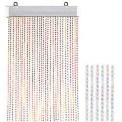 Tenda In Pvc Tipo America Multicolore - Cm.125x230h.