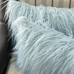 Set Di 2 Fodere Per Cuscini Decorativi In Pelliccia Sintetica Fodere Per Cuscini In Morbido Velluto Per Soggiorno Divano Letto Sedia, 18 X 18'', Azzurro -Vendite ATMOSPHERA || None || Maxwell & Williams 76314996 3