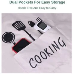 Grembiule Da Cucina Lavabile In PVC Da Cucina Alla Moda Per Donna Con Tasche Espandibili Bavaglini Da Cucina Per Caffè Impermeabili E Antiolio 1 Pezzo (verde) -Vendite ATMOSPHERA || None || Maxwell & Williams 76775686 4