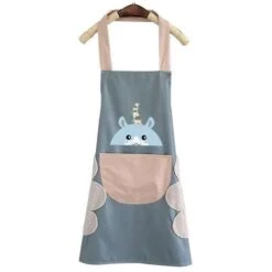 Grembiule Da Cucina Lavabile Impermeabile E Antiolio Per Bambini Adulti Che Cucinano Grembiule Da Salone Per Unghie Regolabile Avanzato 1 Pezzo (blu)