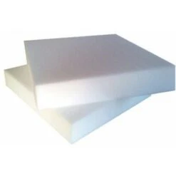 Tendaggimania ® Lastra Spugna Alta Densità' - Cuscino In Gommapiuma Rettangolare Per Divani E Poltrone - Seduta E Spalliera- Densità 25 - Altezza 10 Cm