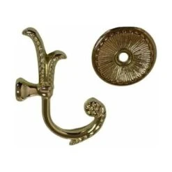 TENDAGGIMANIA ® Fermatenda Embrasse - Gancio A Parete - Modello Palermo - 85 Mm- Colore Oro