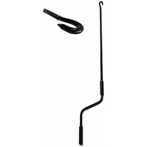 TENDAGGIMANIA Asta Di MANOVRA Per Tenda Da Sole AVVOLGIBILE Universale MANOVELLA Maniglia- 150 CM - Colore Nero 3 TENDAGGIMANIA Asta Di MANOVRA Per Tenda Da Sole AVVOLGIBILE Universale MANOVELLA Maniglia- 150 CM - Colore Nero