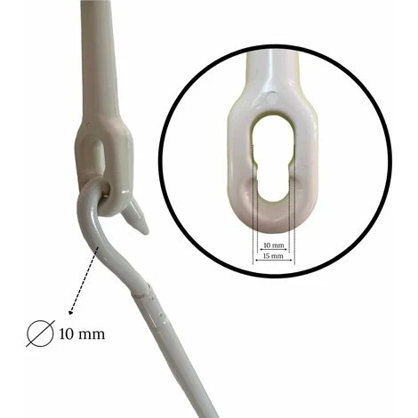 TENDAGGIMANIA Asta Di MANOVRA Per Tenda Da Sole AVVOLGIBILE Universale MANOVELLA Maniglia- 150 CM - Colore Nero 6 TENDAGGIMANIA Asta Di MANOVRA Per Tenda Da Sole AVVOLGIBILE Universale MANOVELLA Maniglia- 150 CM - Colore Nero - immagine 4