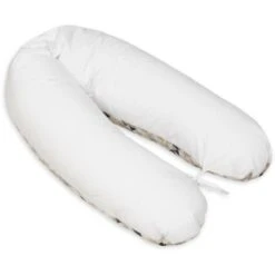 Cuscino Allattamento - Cuscino Gravidanza - 100% Cotone - Con Cordoncini - 145 Cm - Triangoli Beige - Bianco -Vendite ATMOSPHERA || None || Maxwell & Williams 77270538 3