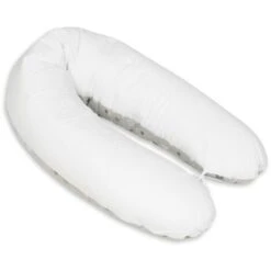 Cuscino Allattamento - Cuscino Gravidanza - 100% Cotone - Con Cordoncini - 145 Cm - Stelle Bianche/grigie Su Grigio - Bianco -Vendite ATMOSPHERA || None || Maxwell & Williams 77270971 3