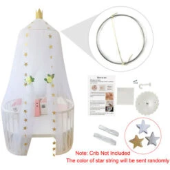 Letto A Baldacchino Appeso A Cupola Zanzariera Angoli Di Lettura Decorazione Della Casa Puntelli Per Fotografia Del Bambino Castello Della Principessa (bianco, Con Stringa Di Stelle) -Vendite ATMOSPHERA || None || Maxwell & Williams 77491982 4