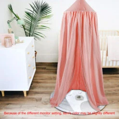 Tenda Da Letto A Baldacchino Da Appendere A Cupola, Tenda Da Gioco, Angoli Di Lettura, Decorazione Per La Casa, Puntelli Per Fotografia Per Bambini, Cotone Per Bambini (rosa) -Vendite ATMOSPHERA || None || Maxwell & Williams 77492075 5