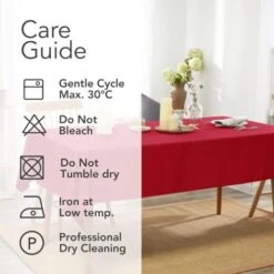 Tovaglia Morbida Impermeabile Antimacchia Per Sala Da Pranzo 120X120 Cmrosso -Vendite ATMOSPHERA || None || Maxwell & Williams 77671064 3