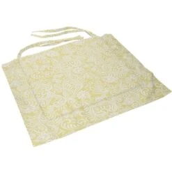 Cuscino Sedia Flora Jaquard Lime Quadrocm40x40h4