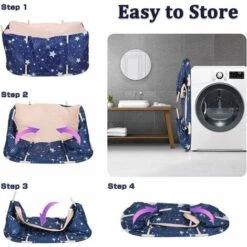 Vasca Da Bagno Pieghevole Per Adulti, 120 68 57 Cm Grande Vasca Da Doccia Portatile Rimovibile Antiscivolo, Vasca Da Bagno A Immersione Autoportante, Vasca Da Bagno Spa Pieghevole Per Piccoli Bagni, -Vendite ATMOSPHERA || None || Maxwell & Williams 78584467 3