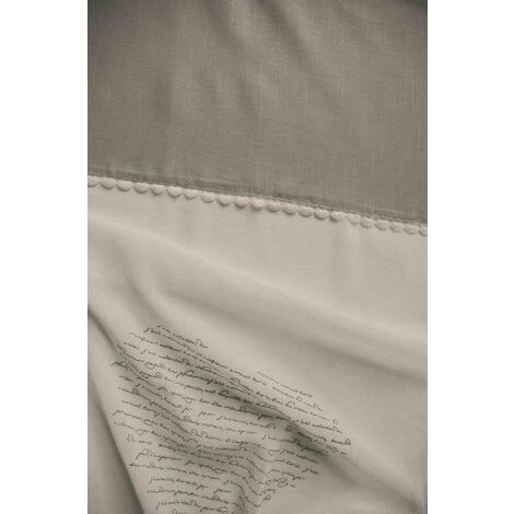 Home Collection TCCUO129/240 Tendina Coppia Cuore, Poliestere, Grigio, 60x240 Cm, 2 Unità 4 Home Collection TCCUO129/240 Tendina Coppia Cuore, Poliestere, Grigio, 60x240 Cm, 2 Unità - immagine 2