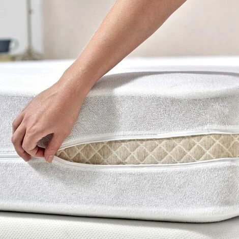 Pikolin Home Coprimaterasso Spugna Aloe Vera 90 X 200 Cm 5 Pikolin Home Coprimaterasso Spugna Aloe Vera 90 X 200 Cm - immagine 3