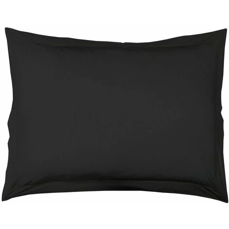 Douceur D'Intérieur - 1640702, Federa Di Guanciale , 50 X 70 Cm , Lit Uni , Unito 57 Fili , Nero 3 Douceur D'Intérieur - 1640702, Federa Di Guanciale , 50 X 70 Cm , Lit Uni , Unito 57 Fili , Nero