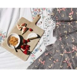 Kanguru Plaid Glow Farfalle, Coperta In Soffice Pile, SI ILLUMINA DI NOTTE, 130x150 Cm -Vendite ATMOSPHERA || None || Maxwell & Williams 78993523 4